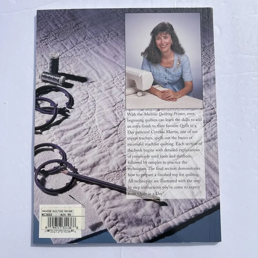 Machine Quilting Primer by Cynthia Martin Quilt In A Day 1996 Paperback